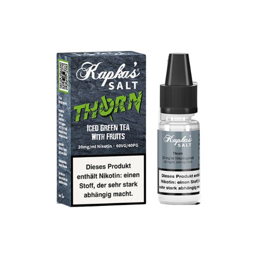 Kapkas Flava Salt Thorn Nikotinsalz Liquid 20 mg Kapkas Flava Salt Thorn Nikotinsalz Liquid 20 mg