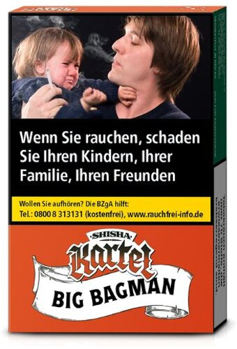Kartel BIG BAGMAN 25g Shisha Tabak Kartel BIG BAGMAN 25g Shisha Tabak