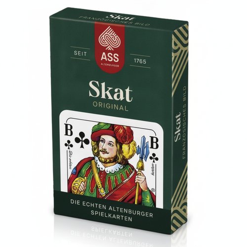 Kartenspiel ASS Skat Französisches Bild