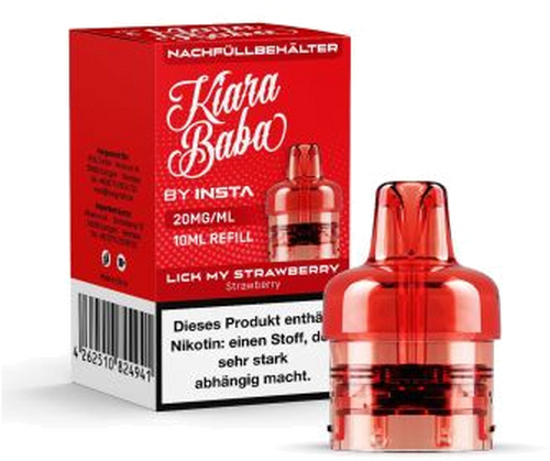 Kiara Baba 10K Lick my Strawberry Refill Container 10ml 20mg/ml