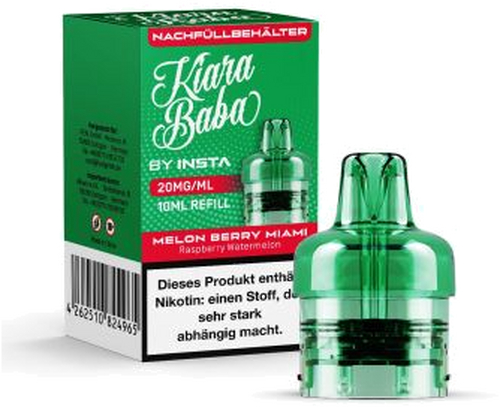 Kiara Baba 10K Melon Berry Miami Refill Container 10ml 20mg/ml