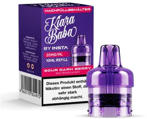 Kiara Baba 10K Sour Dark Berry Refill Container 10ml 20mg/ml
