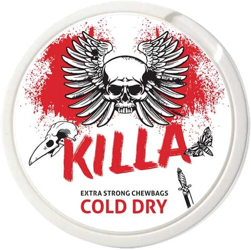 Killa Cold Dry Kautabak in Portionsbeutel