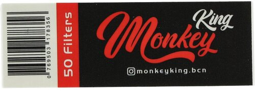 King Monkey 50 Filter Tips Blanco