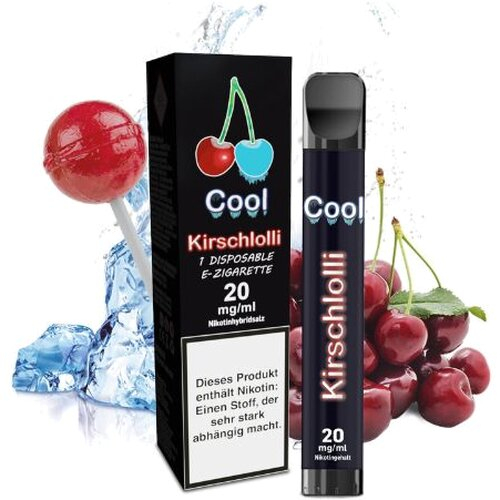 Kirschlolli Cool Einweg E-Zigarette 20mg