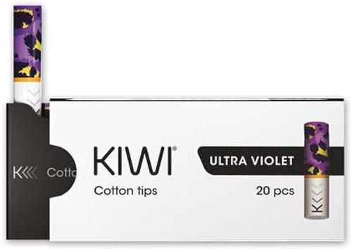 KIWI Cotton Filter Tips Ultra Violet 20Stk. KIWI Cotton Filter Tips Ultra Violet 20Stk.
