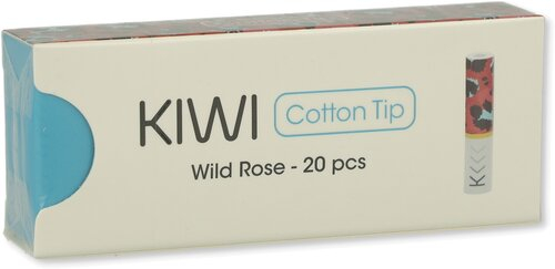 KIWI Cotton Filter Tips Wild Rose 20Stk.