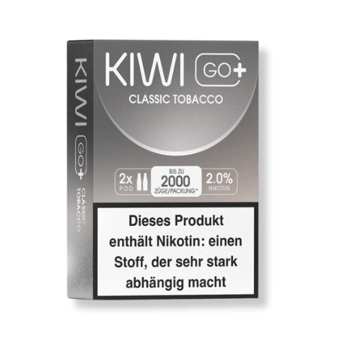 KIWI GO+ Prefilled Pods Classic Tobacco 2x2ml 20mg