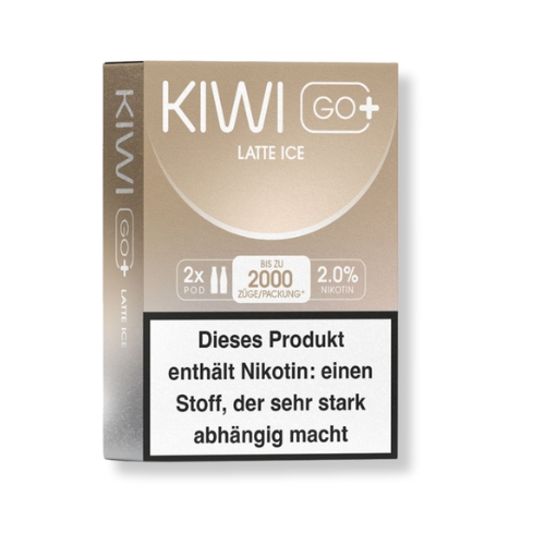 KIWI GO+ Prefilled Pods Latte Ice 2x2ml 20mg