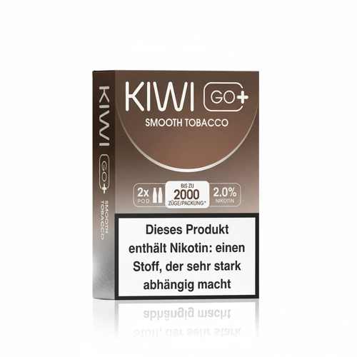 KIWI GO+ Prefilled Pods Smooth Tobacco 2x2ml 20mg