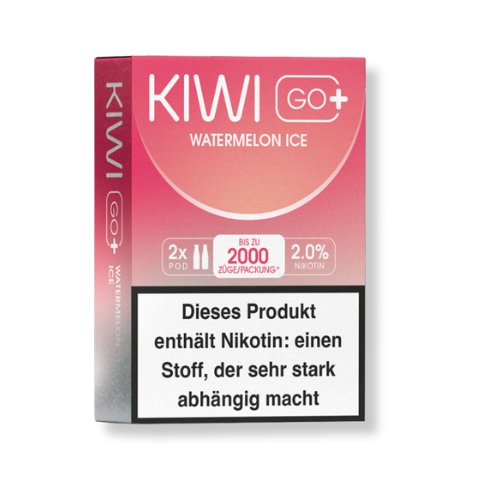 KIWI GO+ Prefilled Pods Watermelon Ice 2x2ml 20mg