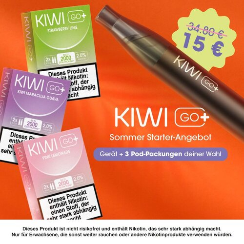 KIWI GO+ Sommer Starter-Angebot