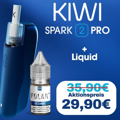 KIWI Spark 2 Pro Aktion - 1 Gerät und 1 Liquid