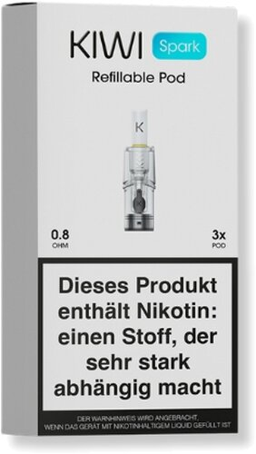 KIWI Spark Pods 0,8 Ohm 3 Stück