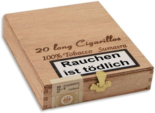Kleinlagel Zigarillos Long Zigarillos Sumatra 20er