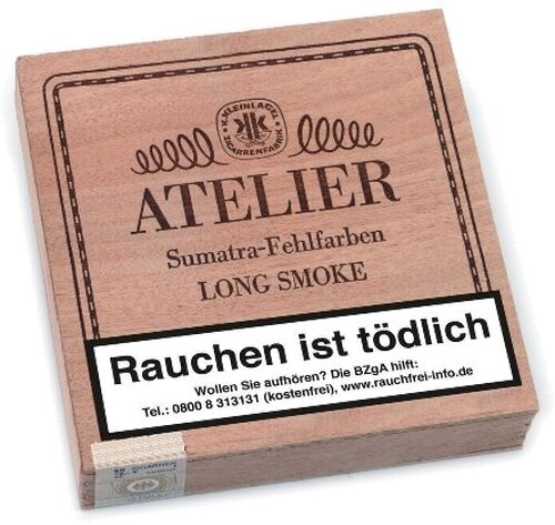 Kleinlagel Zigarren Atelier Sumatra Fehlfarben 50er
