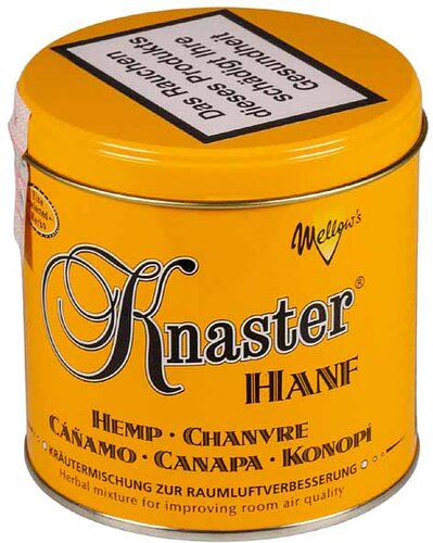 Knaster Tabak Hemp 80g Dose Kräutermischung