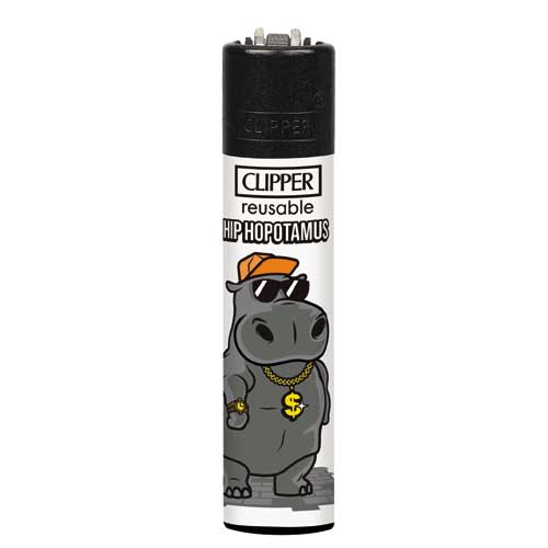 Clipper Feuerzeug Nilpferde 3v4 Clipper Feuerzeug Nilpferde 3v4