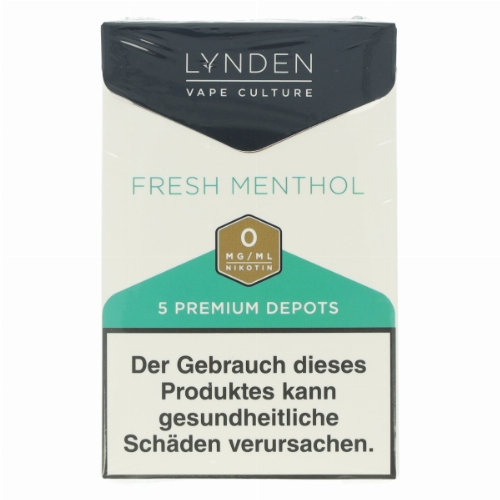 LYNDEN Depots Fresh Menthol 0mg Nikotin LYNDEN Depots Fresh Menthol 0mg Nikotin
