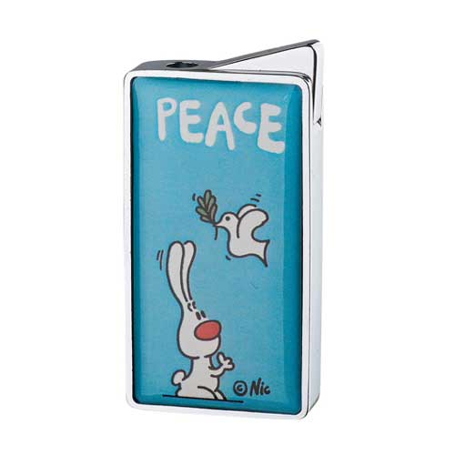 NIC Feuerzeug Peace Türkis NIC Feuerzeug Peace Türkis