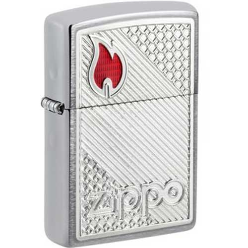 Zippo Feuerzeug Zippo + Flame mit Epoxy Inlay Zippo Feuerzeug Zippo + Flame mit Epoxy Inlay
