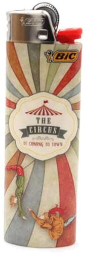 BIC Feuerzeug Maxi Retro Circus 4v8 BIC Feuerzeug Maxi Retro Circus 4v8