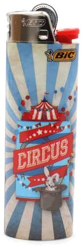 BIC Feuerzeug Maxi Retro Circus 6v8