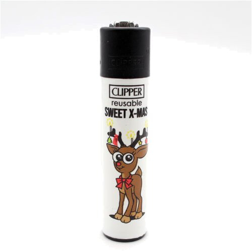 Clipper Feuerzeug Rentiere 2 2v4