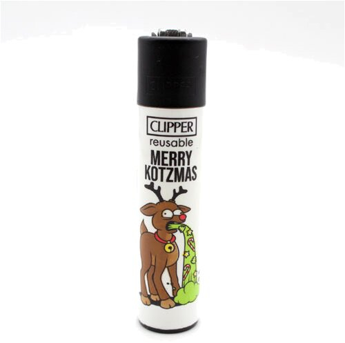 Clipper Feuerzeug Rentiere 2 3v4