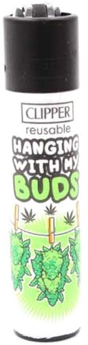 Clipper Feuerzeug Weed Slogan 6 3v4