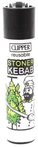 Clipper Feuerzeug Weed Slogan 6 4v4