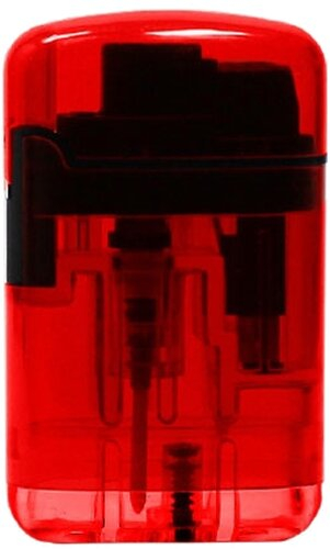 Easy Torch Feuerzeug Transparent Rot Easy Torch Feuerzeug Transparent Rot