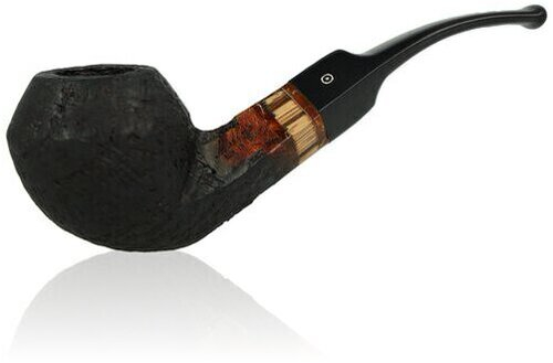 Molina Pfeife Zebrano Sandblast Black Nr.7