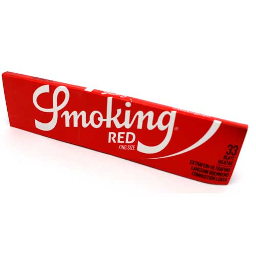 Smoking King Size Red 33 Blatt Smoking King Size Red 33 Blatt