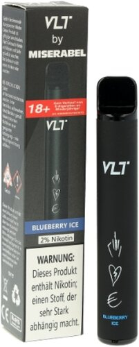 VLT by Miserabel 800 Einweg E-Zigarette 20mg Blueberry Ice VLT by Miserabel 800 Einweg E-Zigarette 20mg Blueberry Ice