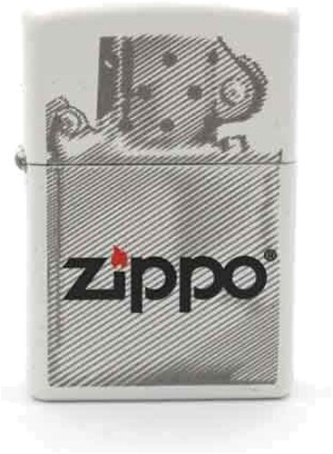Zippo Feuerzeug Logo Weiß Zippo Feuerzeug Logo Weiß