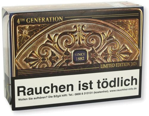 Kopp Tobaccos 4th Generation Since 1882 Limited Edition 2025 Pfeifentabak 100g Kopp Tobaccos 4th Generation Since 1882 Limited Edition 2025 Pfeifentabak 100g