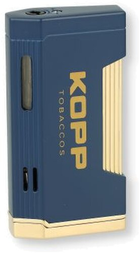 Kopp Tobaccos Feuerzeug 2er Jetflame Blau