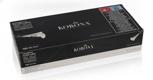 Korona Slim Carbon Filterhülsen 120 Stk.
