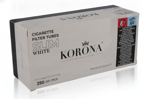 Korona Slim White Filterhülsen 250 Stk.