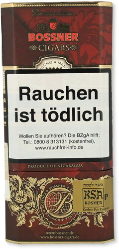 Koscher Zigarren Bossner Baron 3Stk.
