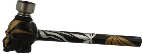 Kräuterpfeife Atomic Skull Head Glaspfeife Nr. 1