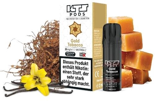 KTS Pod Gold Tobacco 2ml 20mg KTS Pod Gold Tobacco 2ml 20mg