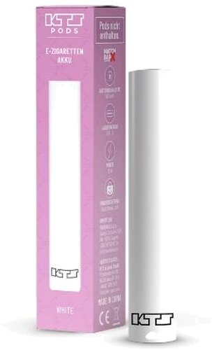KTS Pods Akku 500 mAh White KTS Pods Akku 500 mAh White