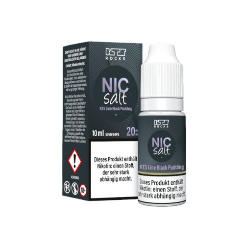 KTS Rocks Nic Salt Black Pudding Nikotinsalz Liquid 20mg KTS Rocks Nic Salt Black Pudding Nikotinsalz Liquid 20mg