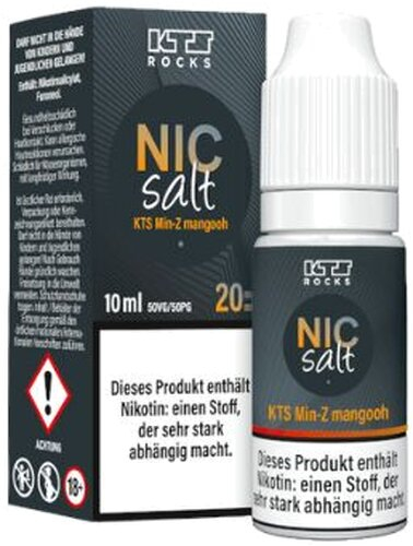 KTS Rocks Nic Salt Min-Z Mangooh Nikotinsalz Liquid 20mg