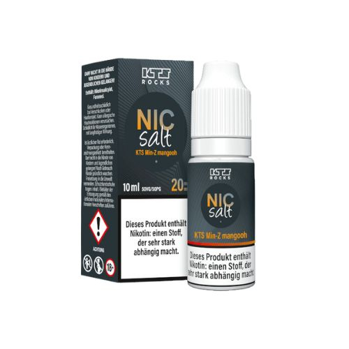 KTS Rocks Nic Salt Min-Z Mangooh Nikotinsalz Liquid 20mg KTS Rocks Nic Salt Min-Z Mangooh Nikotinsalz Liquid 20mg