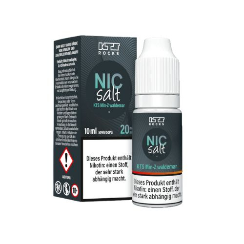 KTS Rocks Nic Salt Min-Z Waldemar Nikotinsalz Liquid 20mg KTS Rocks Nic Salt Min-Z Waldemar Nikotinsalz Liquid 20mg