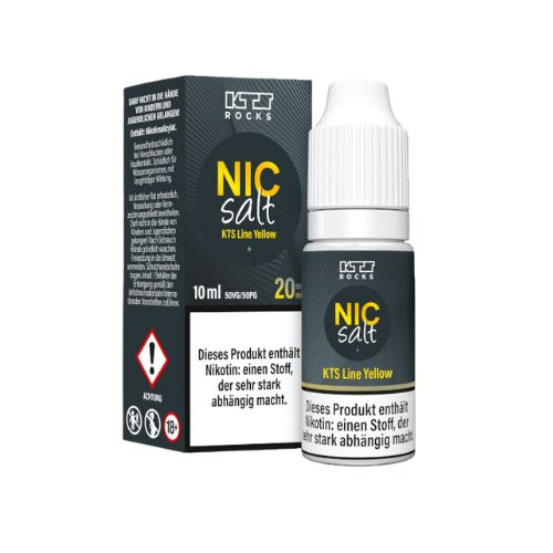 KTS Rocks Nic Salt Yellow Nikotinsalz Liquid 20mg KTS Rocks Nic Salt Yellow Nikotinsalz Liquid 20mg