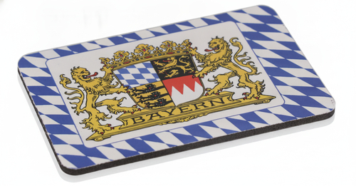 Kühlschrankmagnet Bavarica Bayern Staatswappen 8 x 6cm